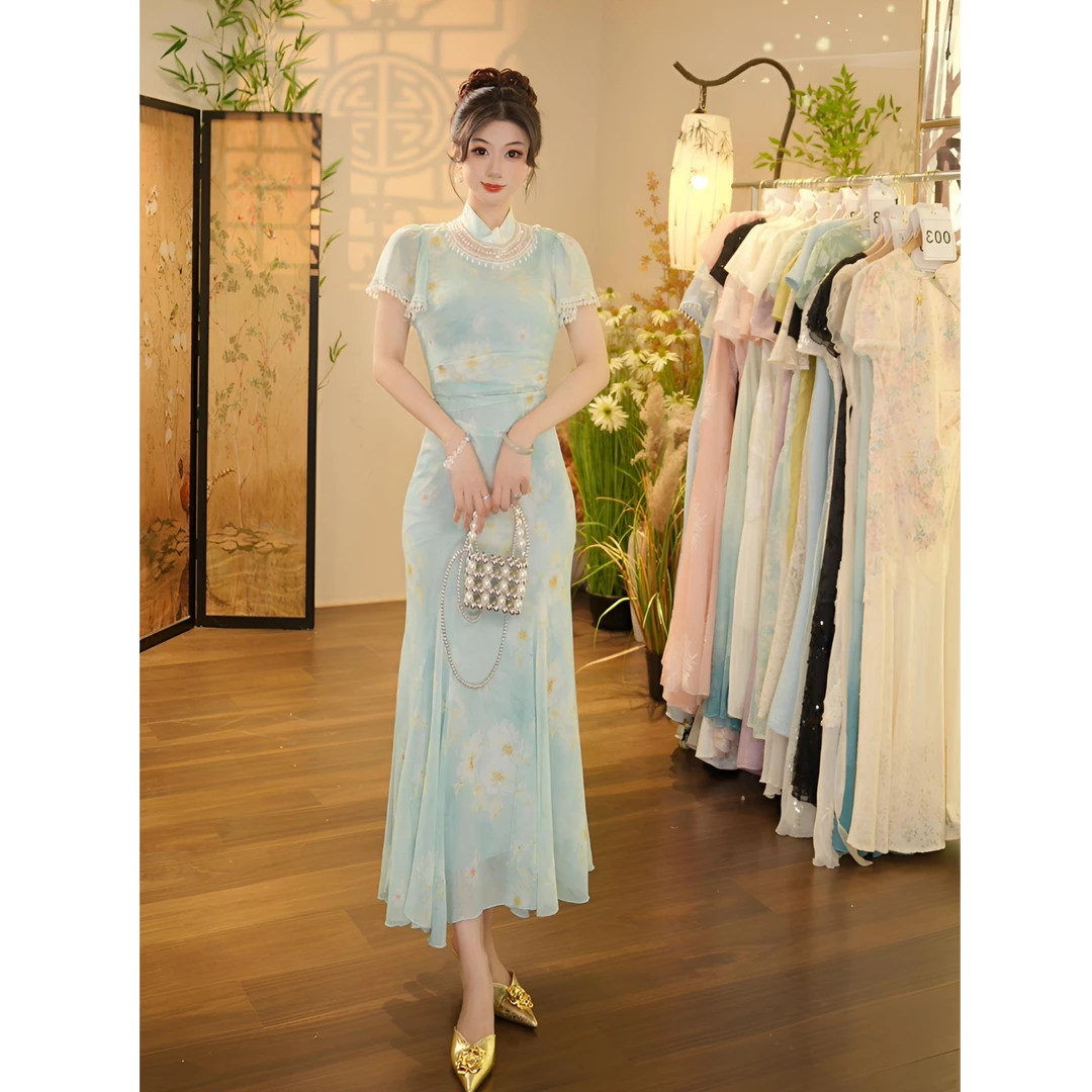 【张小小】竹间溪-1206 连衣裙（X1131）