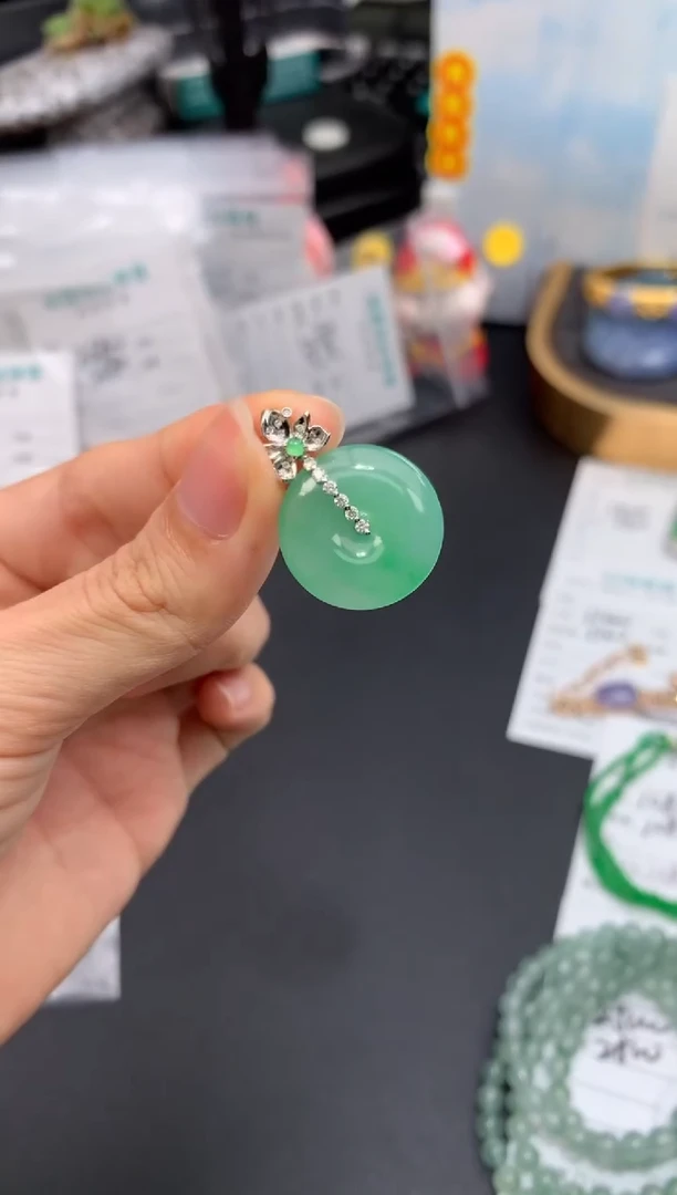 定制翡翠18K金镶嵌模式推广期48小时鉴赏期