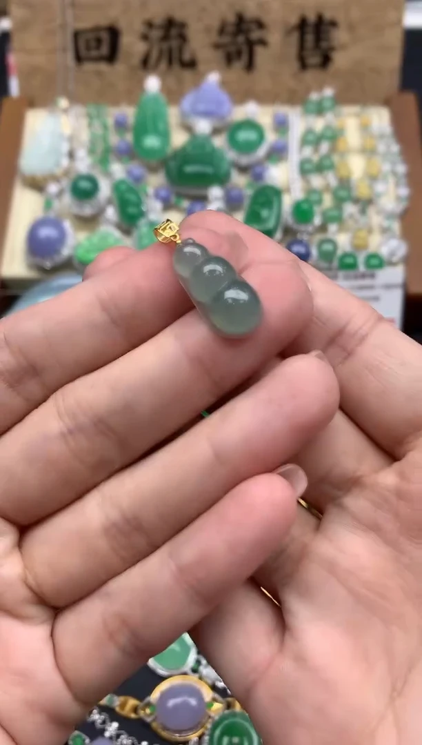 【闪购商品】翡翠颈饰18K金镶嵌181-中国好珍宝