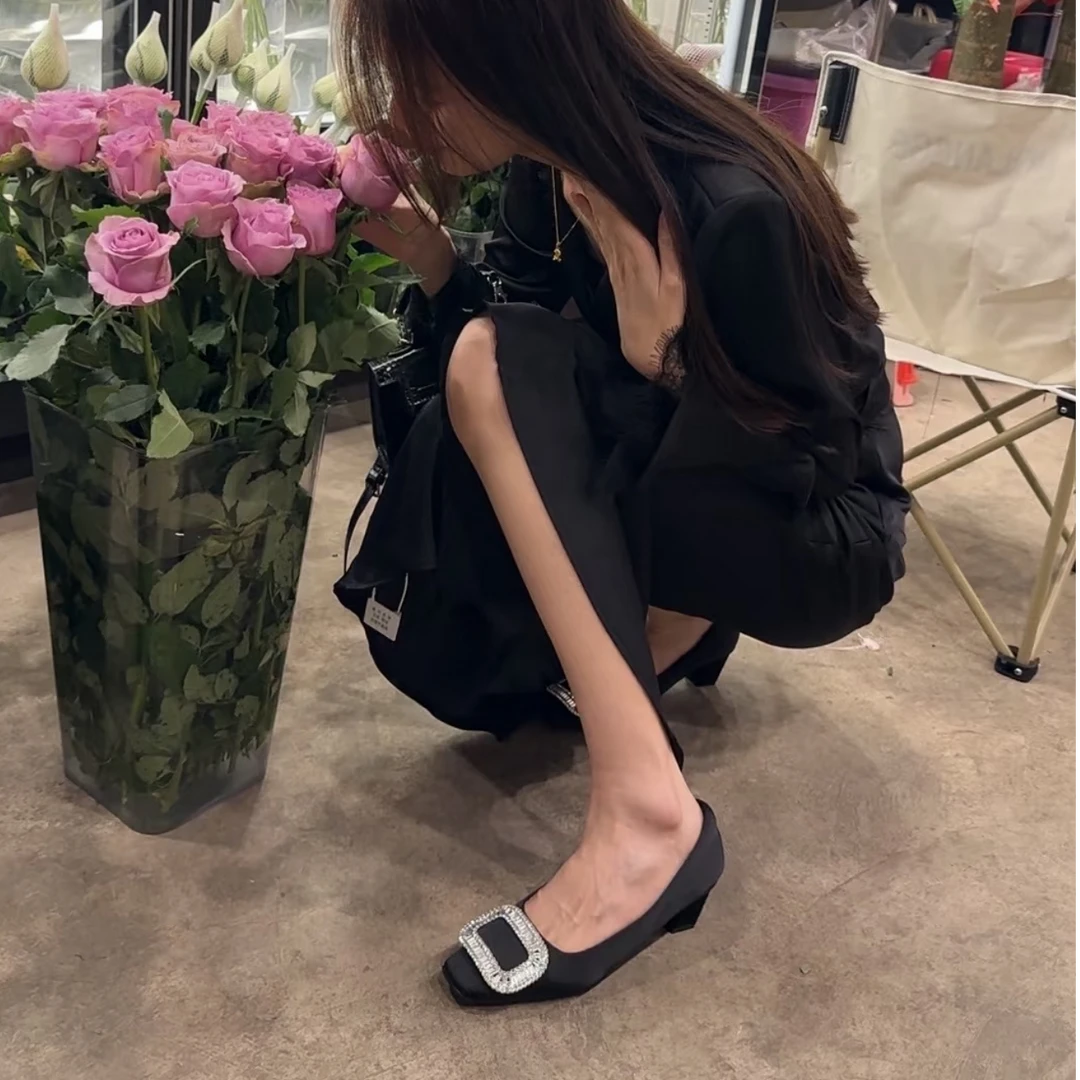 【攀哥专属】镶钻方扣春夏款女鞋