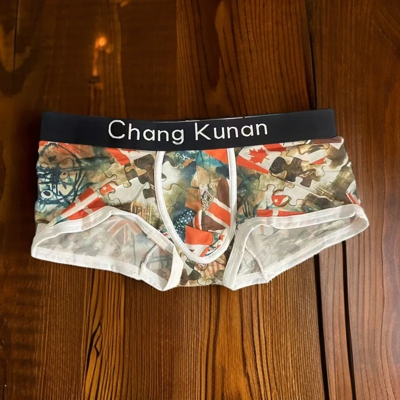 (直播链接)舒适纯棉时尚性感低腰运动四角个性潮流