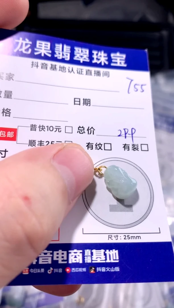 颈饰未镶嵌翡翠貔貅755