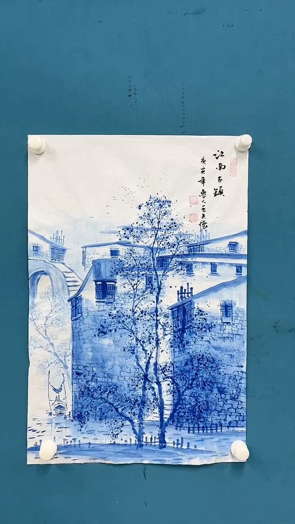 【闪购商品】国画2.6-甄选-王夫怀-四尺三开-61