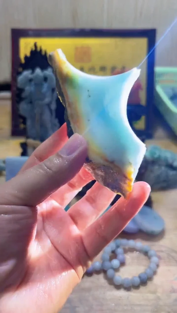 未镶嵌挂件翡翠A货常星6486