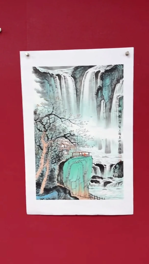 国画国画绘画山水花鸟