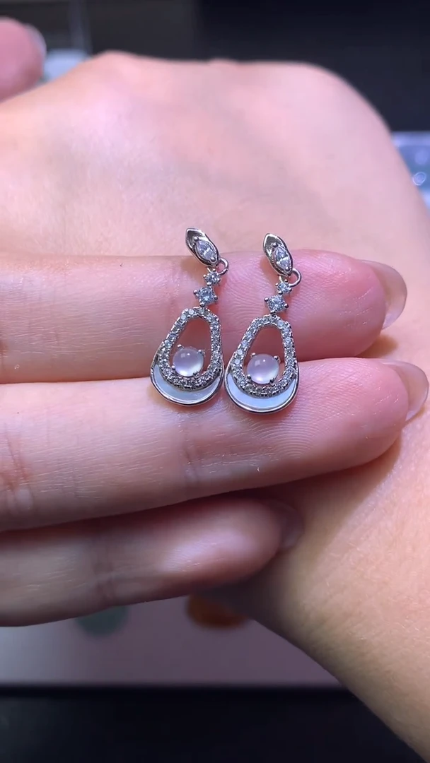 未镶嵌翡翠耳饰净货