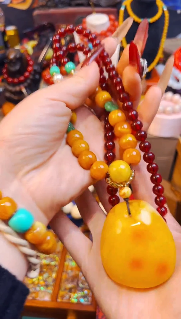 【闪购商品】蜜蜡颈饰未镶嵌兰妹精品精选饰品链接341