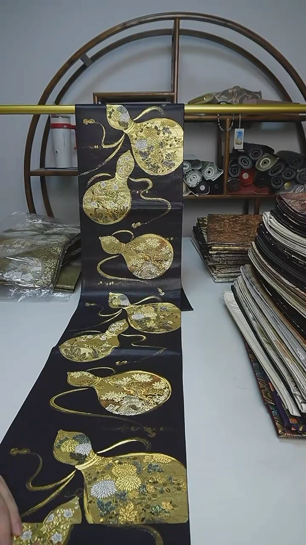 织绣90西阵织六通葫芦