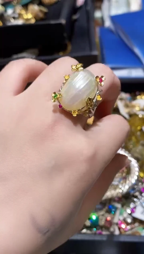 琉璃铜合金楚楚珠宝中古甄选不退换