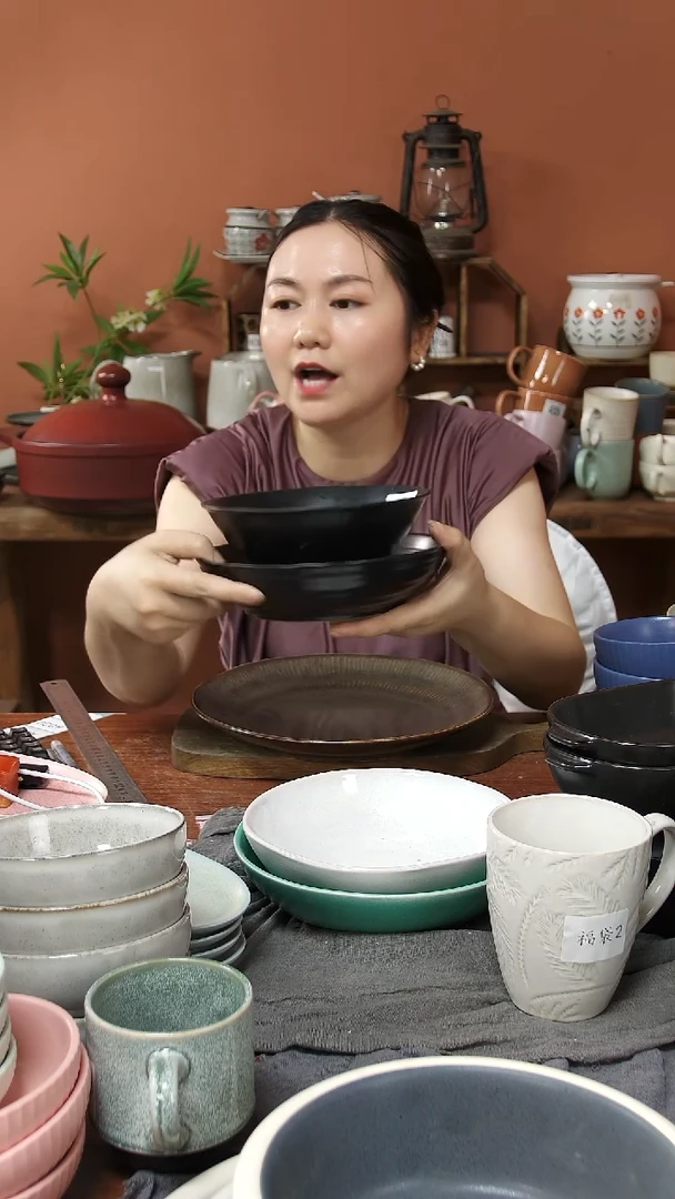 陶瓷A101陶瓷碗加盘2件套微瑕