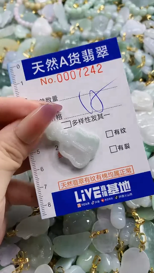 颈饰未镶嵌翡翠天然A货翡翠