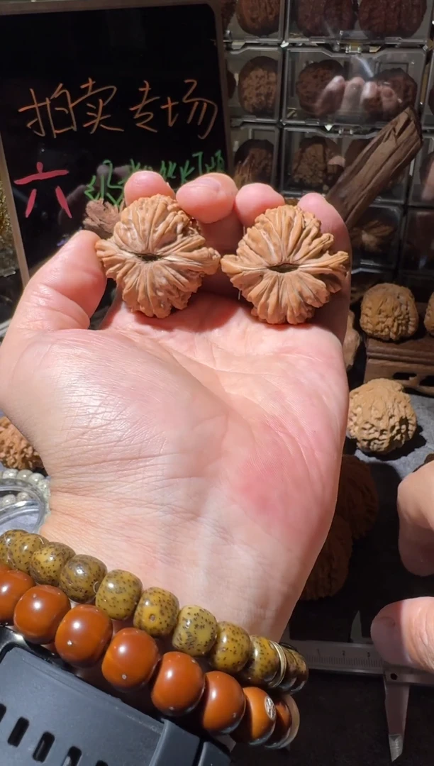 把件文玩核桃44四座楼