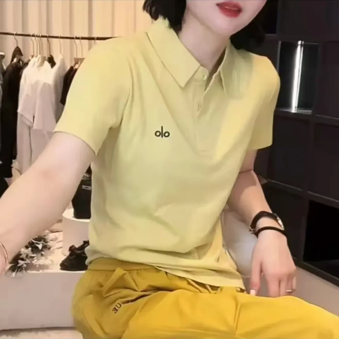 《姚家优麦汇》Y5787春夏款衬衫领设计感时尚百搭短袖显瘦上衣款女