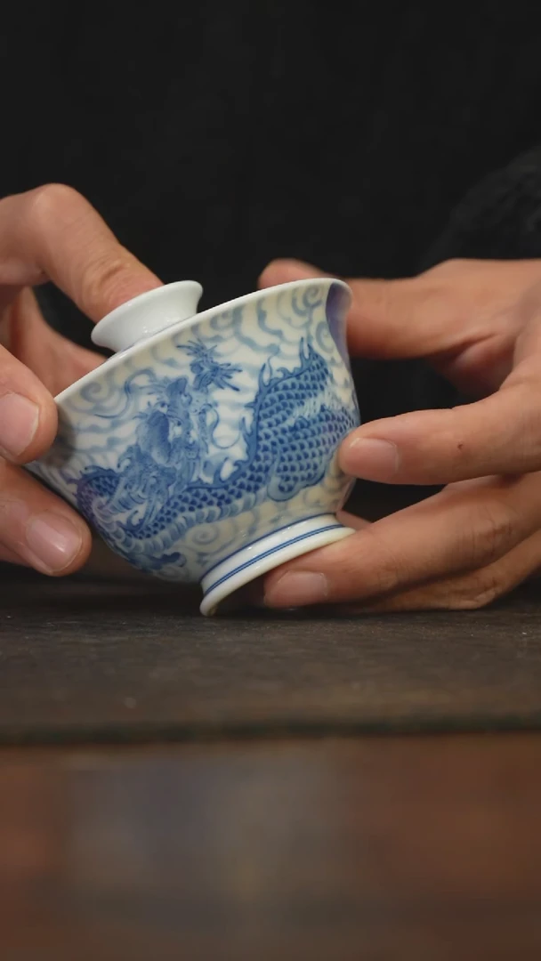瓷片柴窑青花破价福利