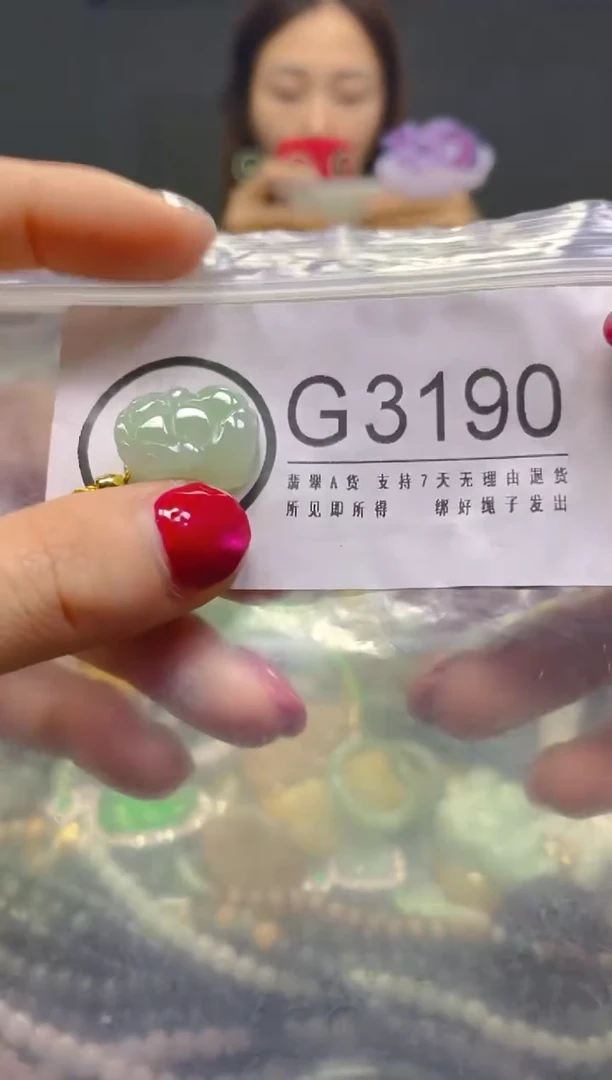 颈饰未镶嵌翡翠/G/翡翠A货，一件也是批发价