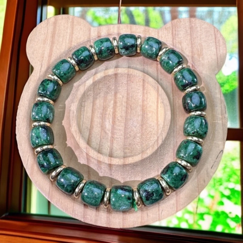 【绿光老型珠设计款10M】时尚百搭男女同款手串（B20）