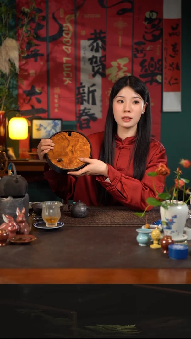 【闪购商品】杯君心福利大漆双层储水干泡圆