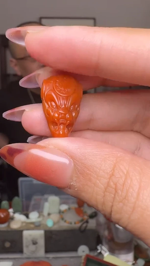 【闪购商品】南红玛瑙挂件未镶嵌5239