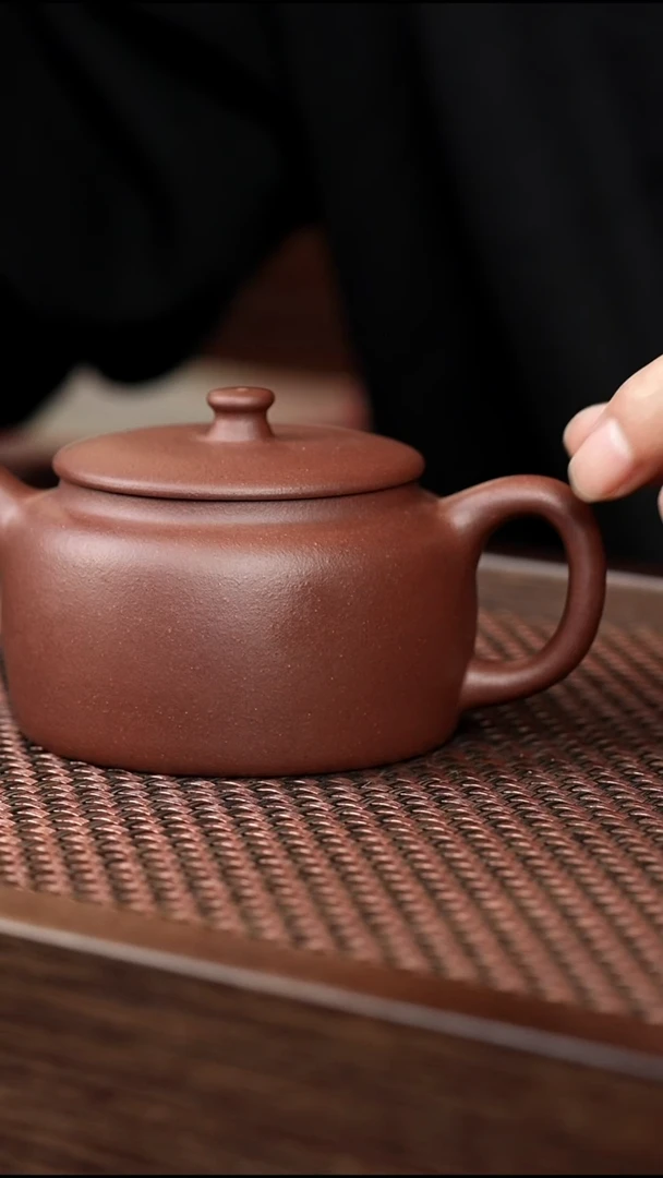 茶壶紫砂紫泥 桑扁