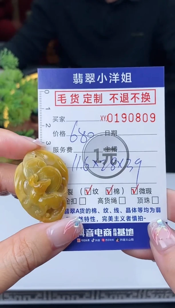 【闪购商品】定制翡翠未镶嵌毛货商品 不退换/0809