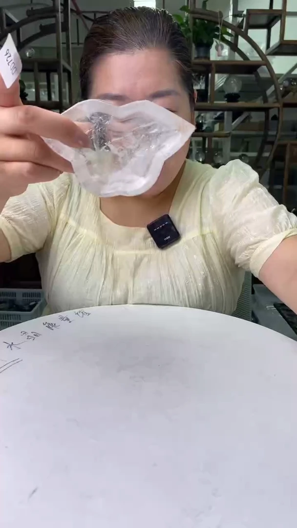 水晶珠宝半成品未镶嵌白水晶碗D726
