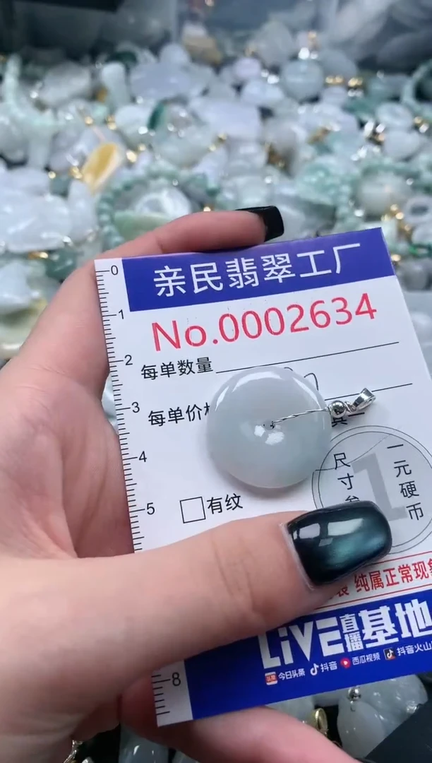 翡翠未镶嵌吊坠(不含链)2634