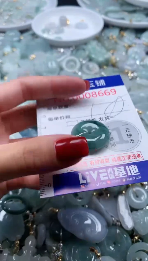 翡翠未镶嵌吊坠(不含链)8669