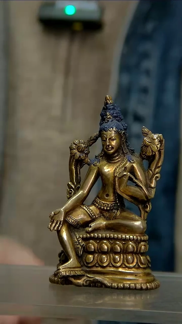 【闪购商品】铜像造像收藏绿度母