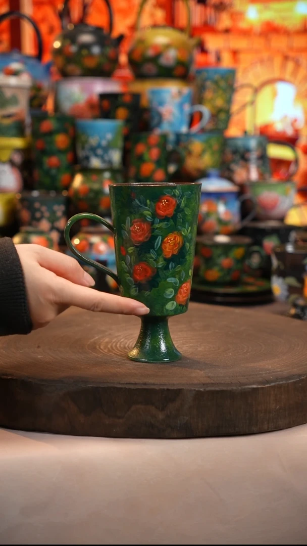 油画   釉下彩   杯子