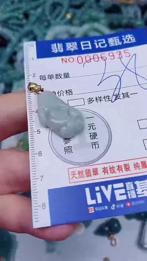 翡翠未镶嵌颈饰00006935