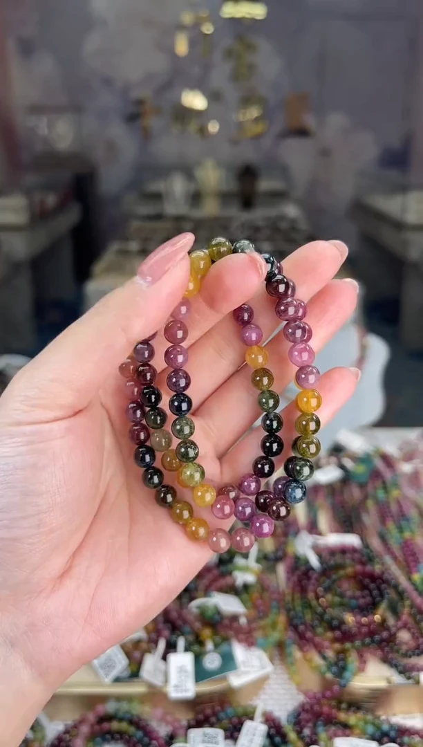 【闪购商品】碧玺/未镶嵌6mm+碧玺多圈多样性发货