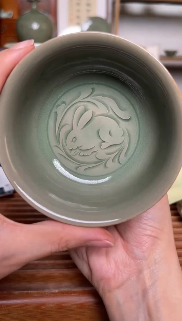 【闪购商品】其他272王晓娜 纯手工秘色高足杯
