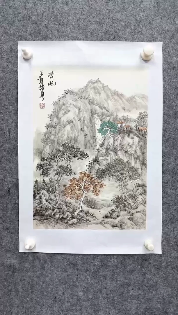 国画DH-LYC老师绘画作品