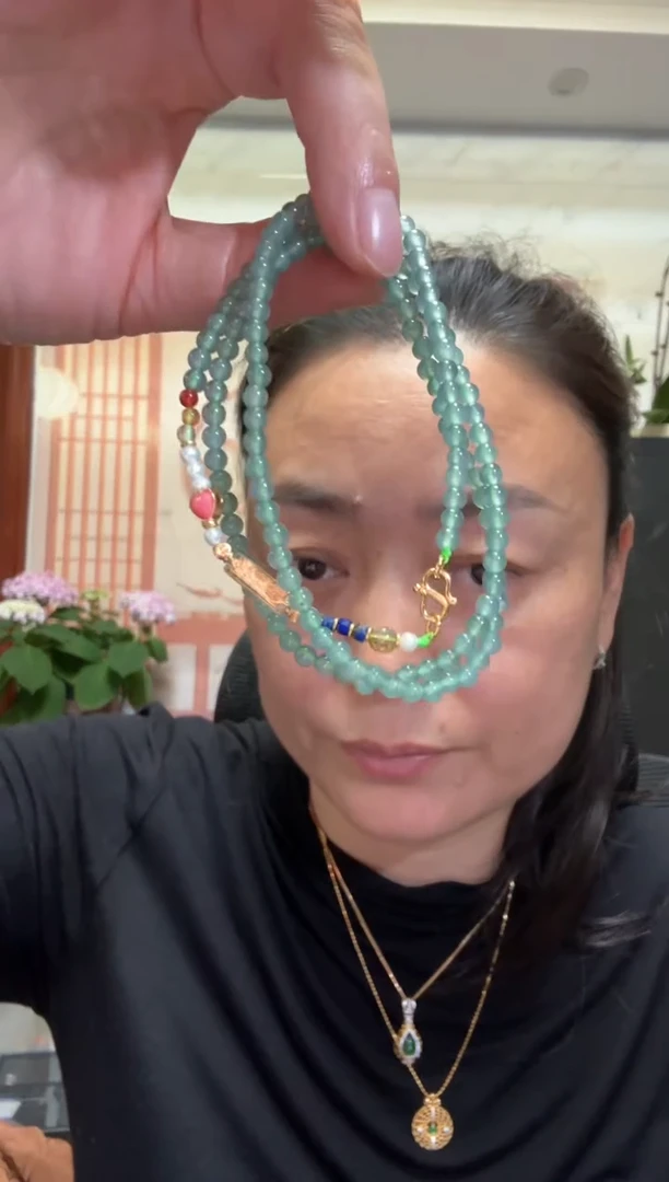 颈饰银S925镶嵌翡翠【多样性发其一】00005218