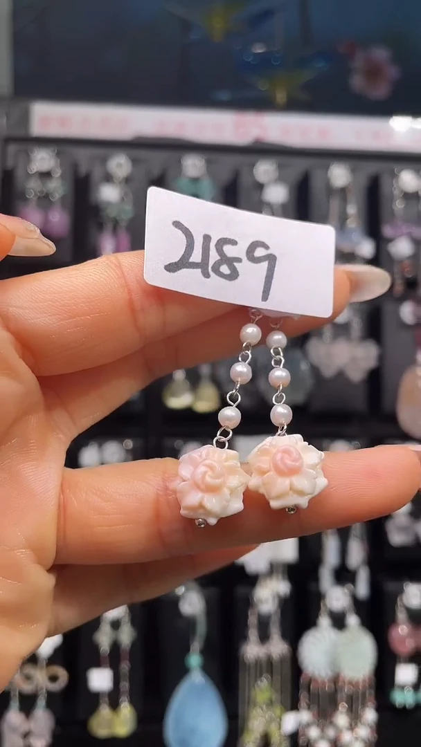 银S925镶嵌耳饰紫晶喜欢拍