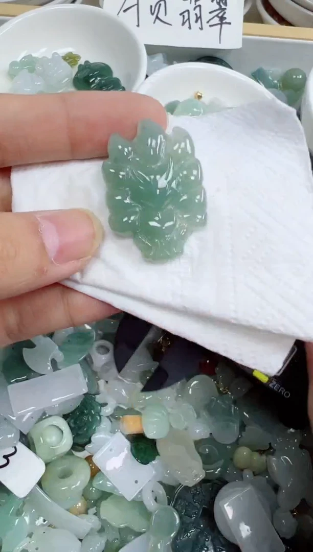 散珠翡翠456号链接，A货翡翠