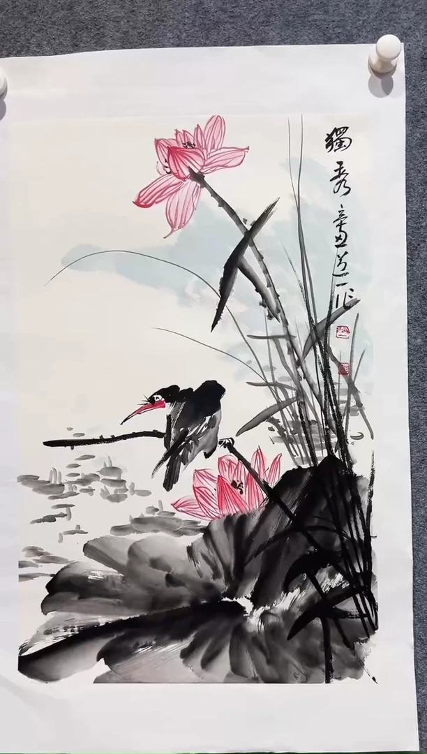国画亲笔手绘N-3