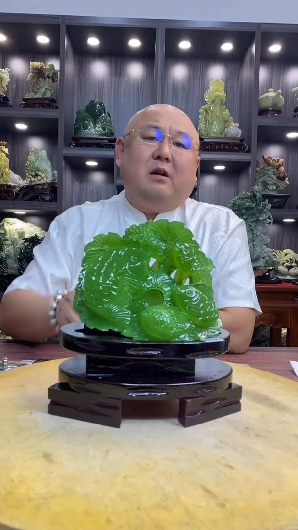 玉幸***人玉岫岩料手工雕刻装饰摆件居家送礼一物一图精品摆件