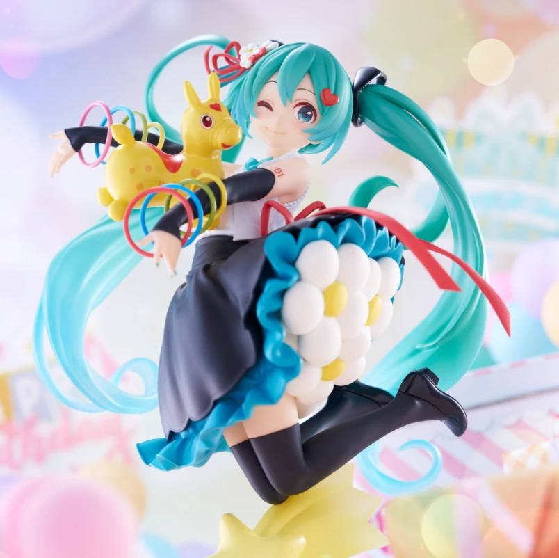 日版正版TAITO AMP 初音未来 miku跳跳马 39联名纪念 景品手办