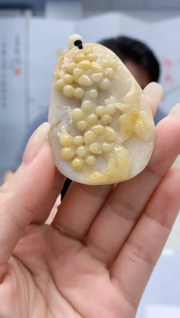 【闪购商品】翡翠未镶嵌颈饰5060lr-jj挂件90