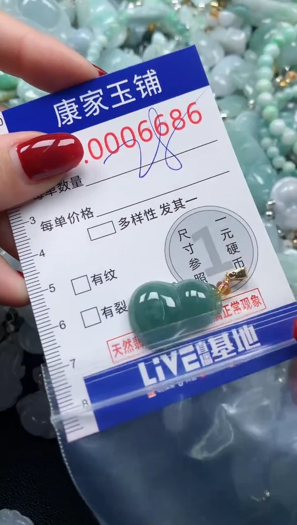 颈饰未镶嵌翡翠6686