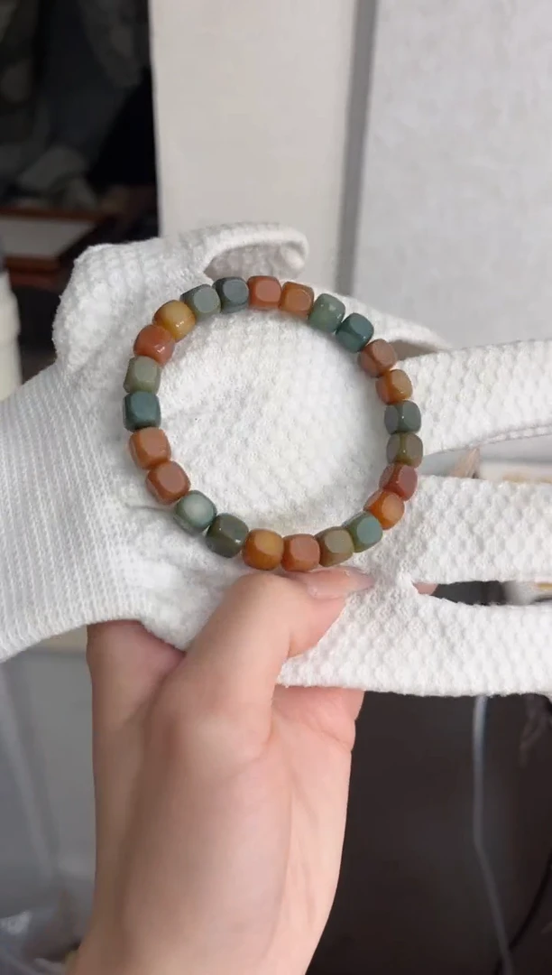 【闪购商品】菩提根/象牙果手串t92干磨六方8mm