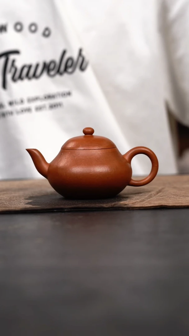 茶壶紫砂朱泥紫砂壶100cc