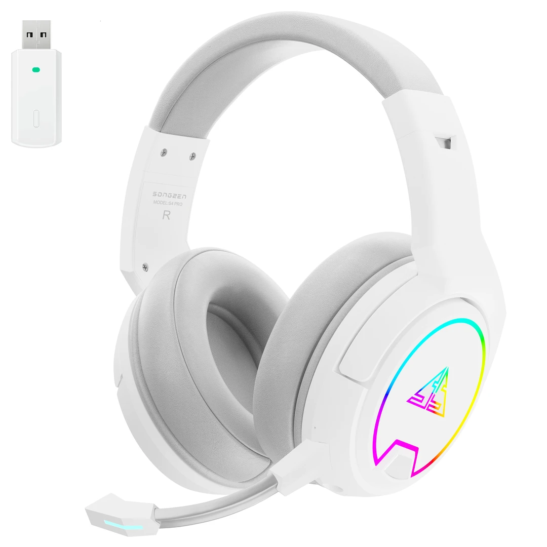 SONGZENS4PRO 无线头戴游戏耳机蓝牙2.4G电竞耳麦专业游戏耳机