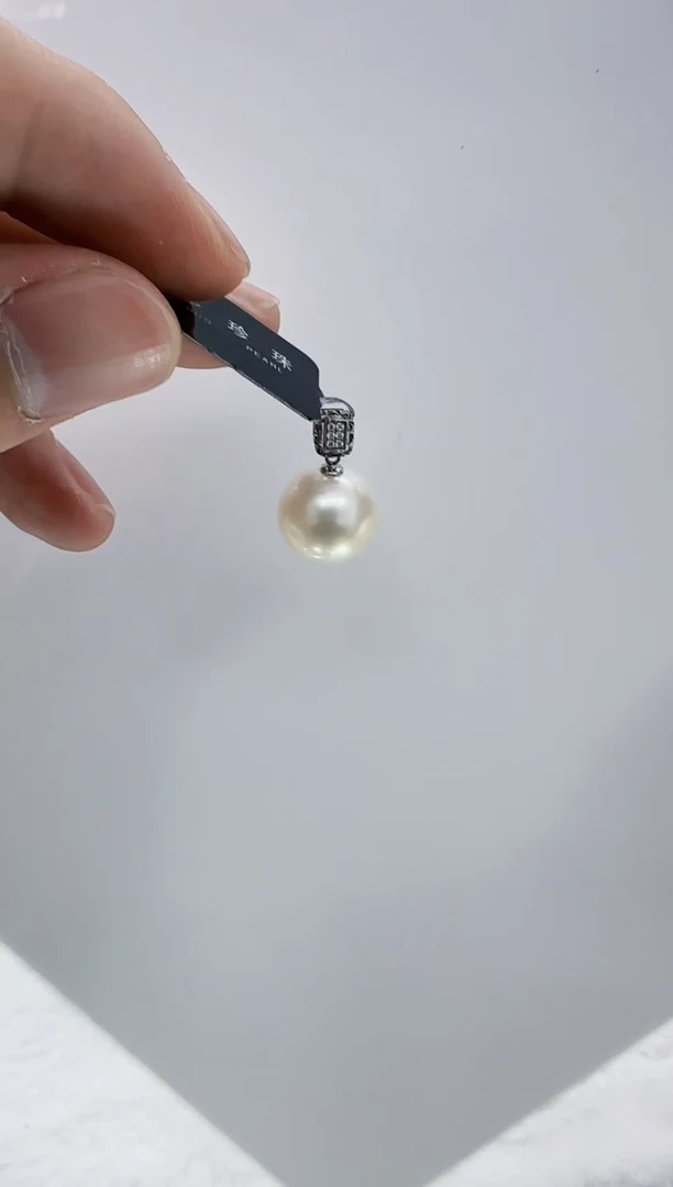 18K金镶嵌海水珍珠DA z45 澳白13-14