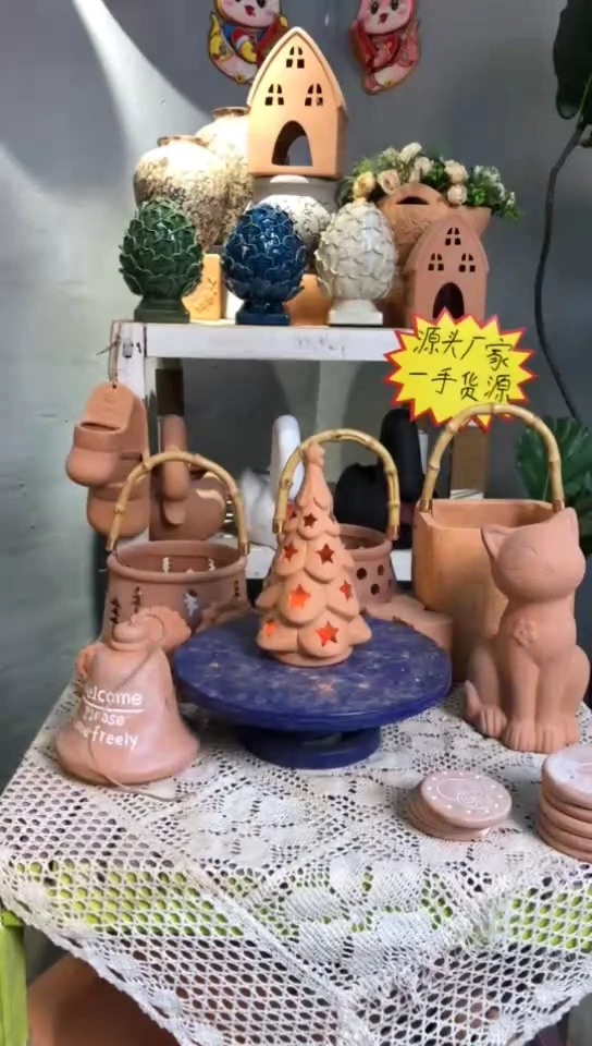 【新品】红陶摆件 1个装 红陶色 圣诞树