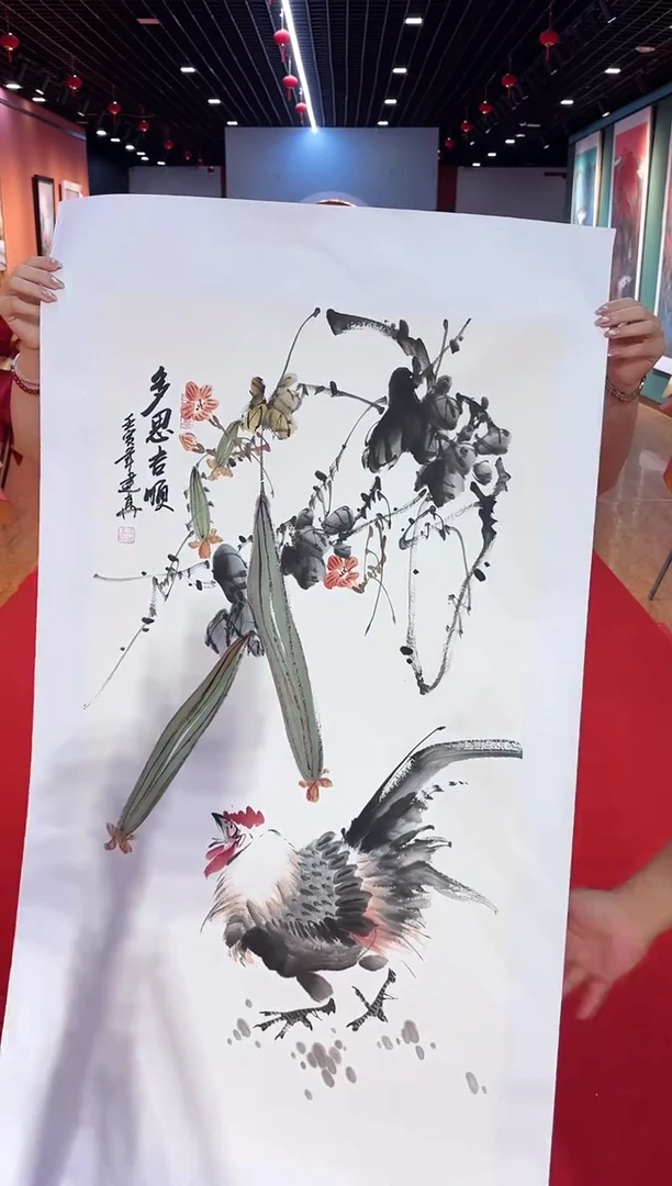 国画周建真老师绘画作品5-4