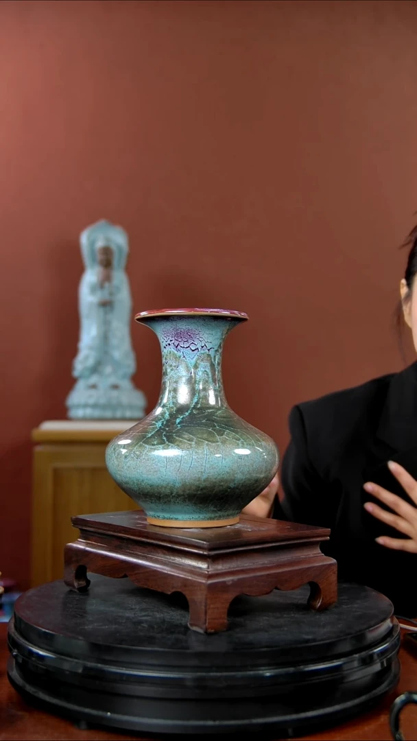 摆件大宋官窑 小容瓶