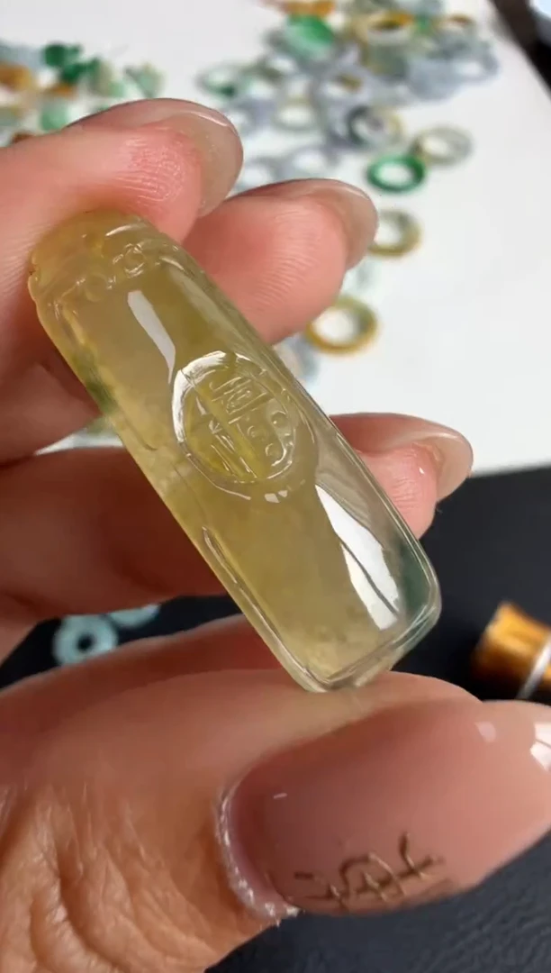 未镶嵌定制翡翠福牌880+88