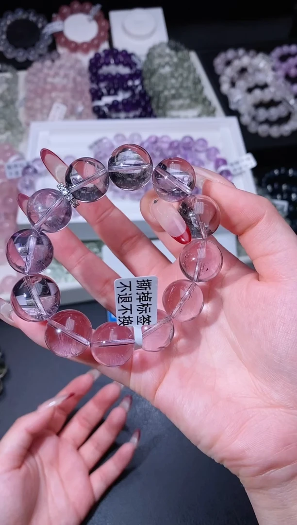 【闪购商品】水晶手链合金121.35玻利维亚紫水晶 多样性发其一